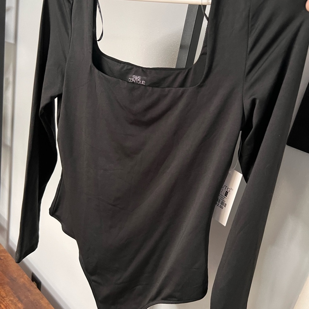 Black Long Sleeve Top